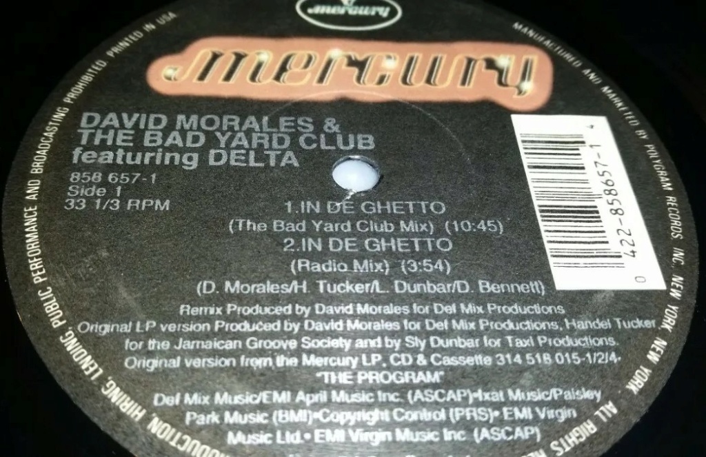 David Morales & The Bad Yard Club - In De Ghetto 12" Promo Usa 1994 Flac  Side_a10