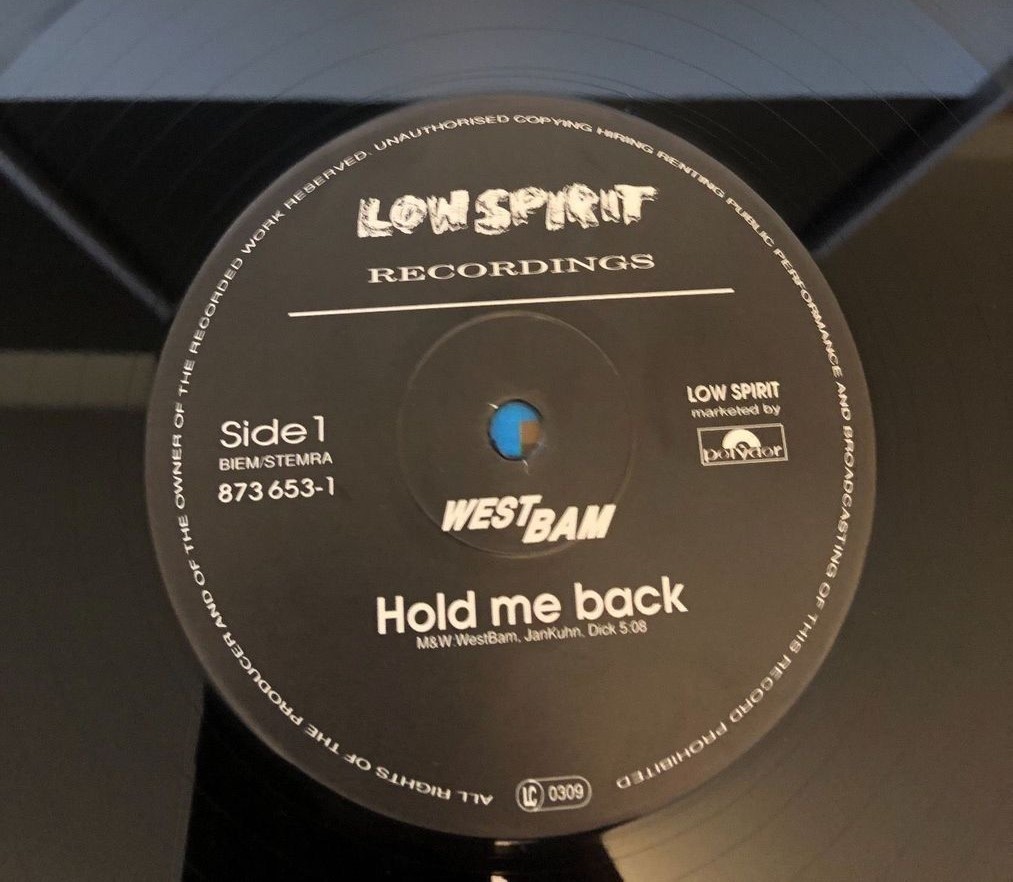 Westbam - Hold Me Back 12" vinyl 1990 FLAC  Side_a38