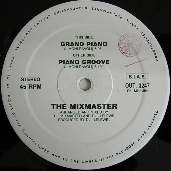The Mixmaster - Grand Piano 12" vinyl 1989 FLAC  Side_a74