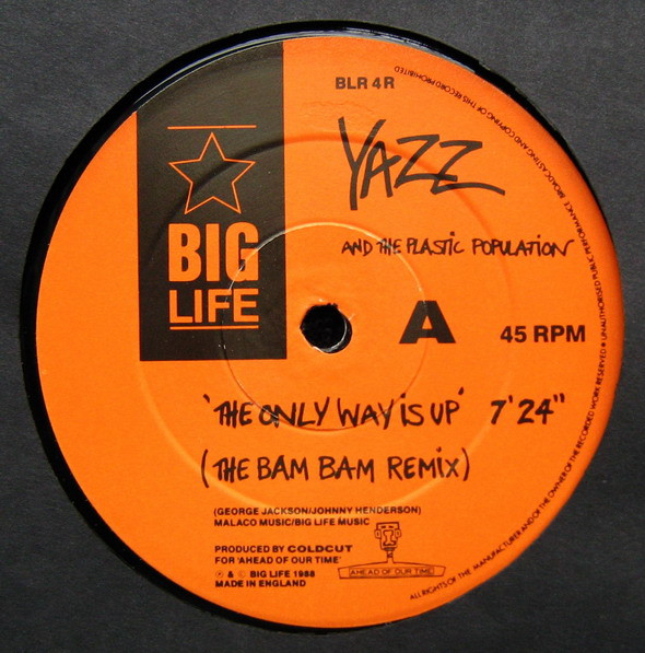Yazz And The Plastic Population - The Only Way Is Up (The Bam Bam Remixes) 12" vinyl 1988 FLAC Side_a76