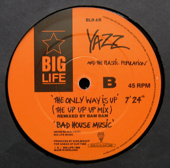 Yazz And The Plastic Population - The Only Way Is Up (The Bam Bam Remixes) 12" vinyl 1988 FLAC Side_b72