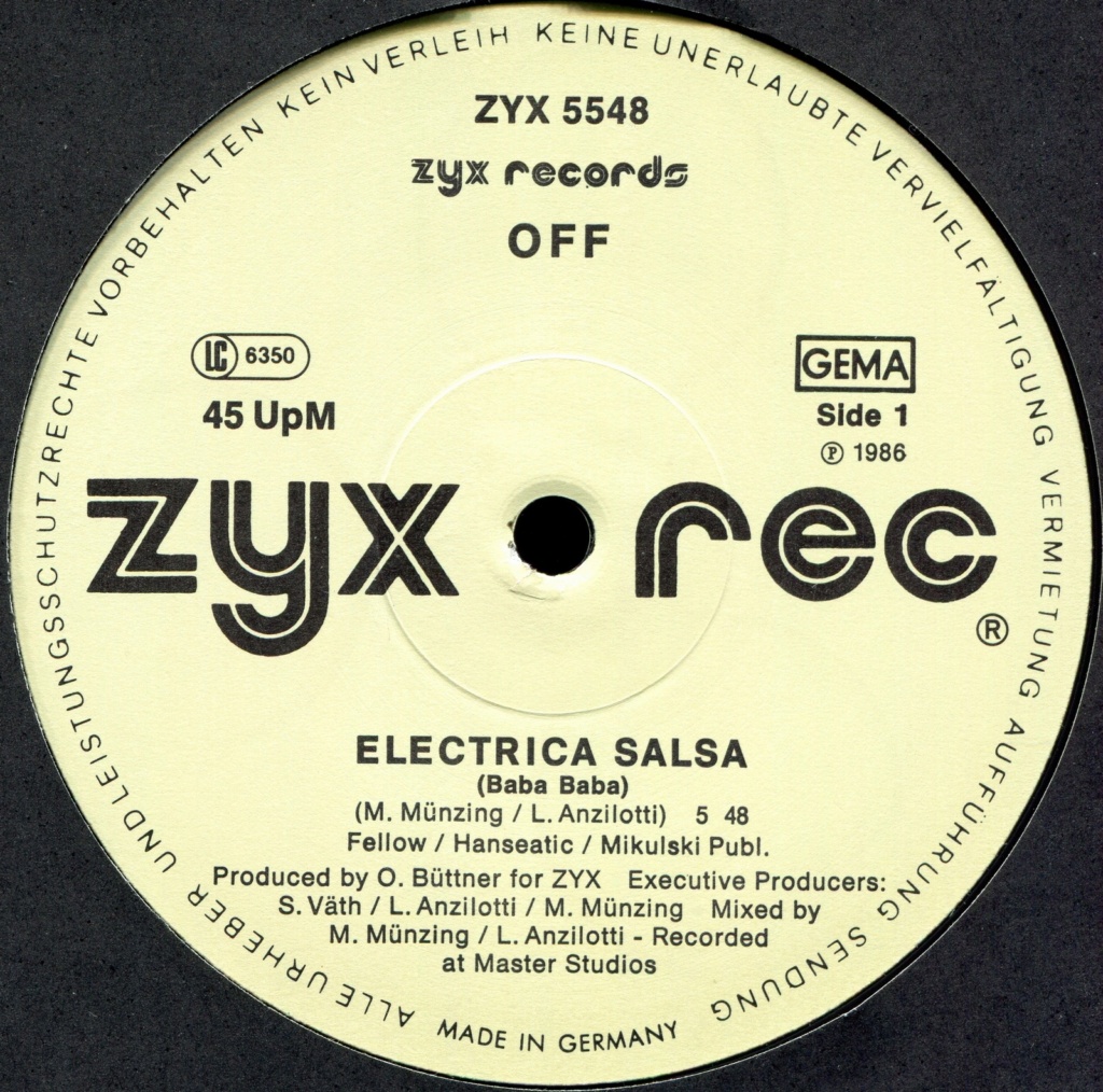 Off Electrica Salsa ( Baba Baba ) 12" vinyl 1986 Flac  Sidea10