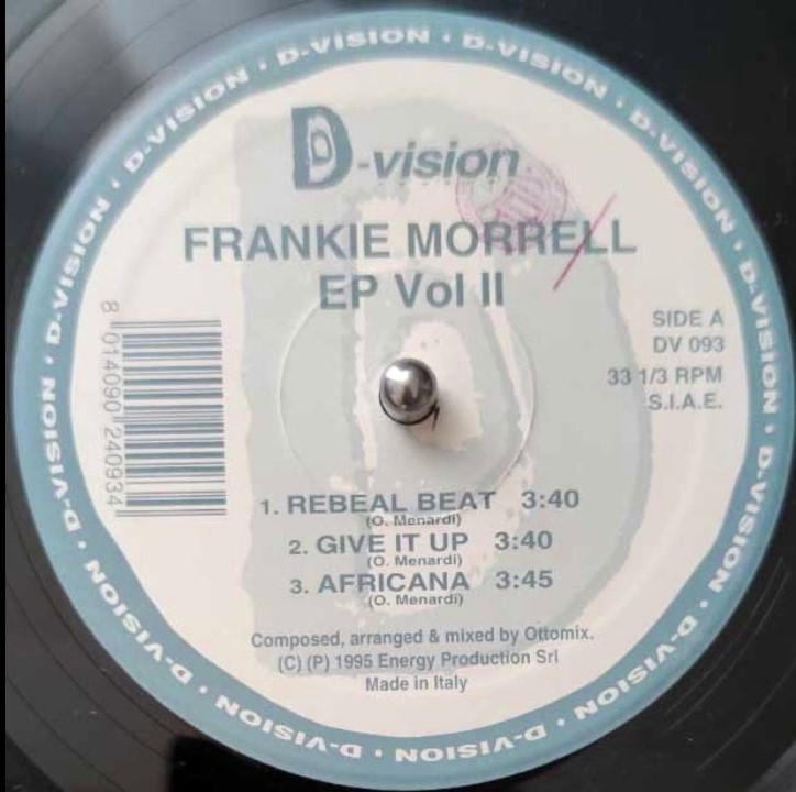 Frankie Morrell 2 singles EP 12 " vinyl Volumen I y II 1994 1995 mpr3 Volume11