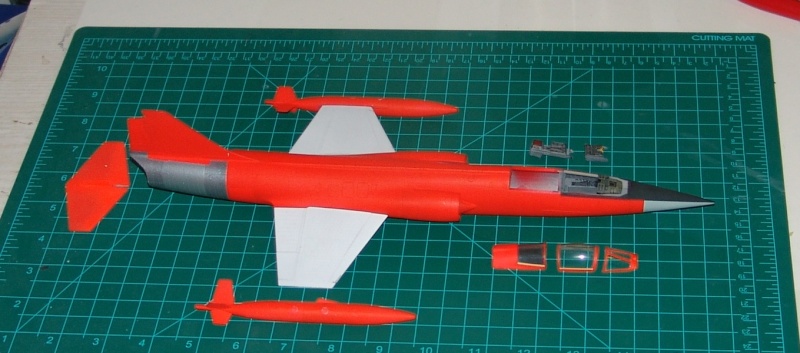 QF-104 Starfighter Drone "Dayglo" 1/48 Hasegawa Qf10410