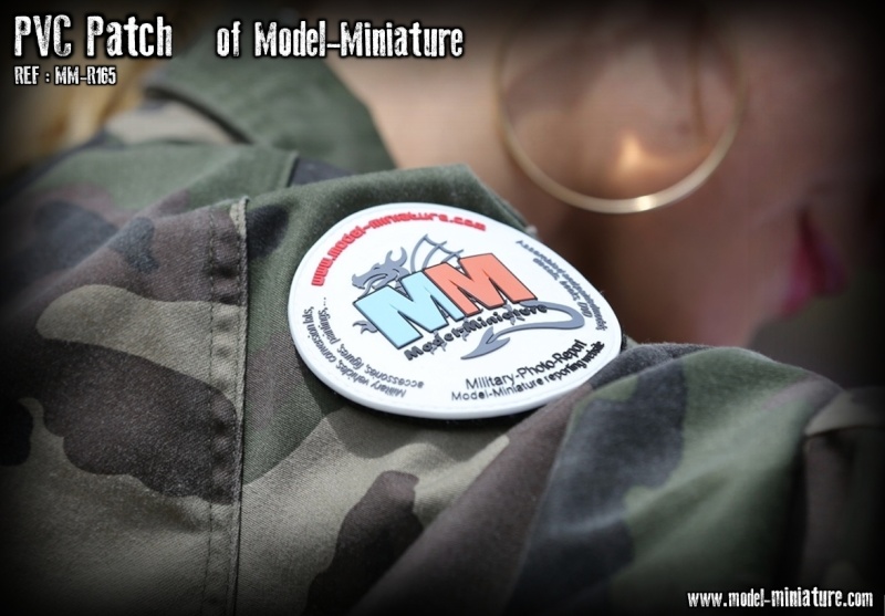 Patch en PVC Model-Miniature et Military-Photo-Report Image911
