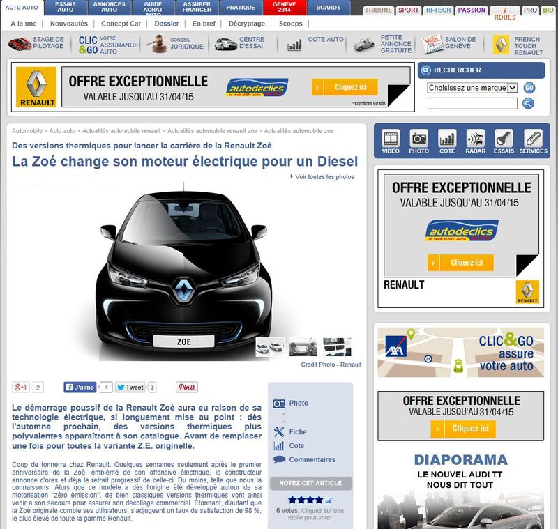 L'avenir de la voiture passera par l'électrique - Page 10 Presse11