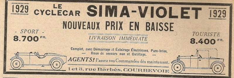 Sima Vio et - SIMA VIOLET cyclecar - Page 3 Sima_v11