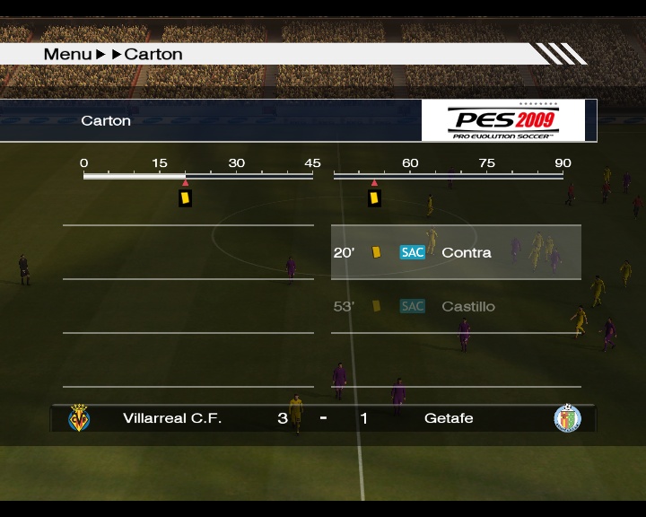 13ème Journée. [> Résultat <] Pes20099