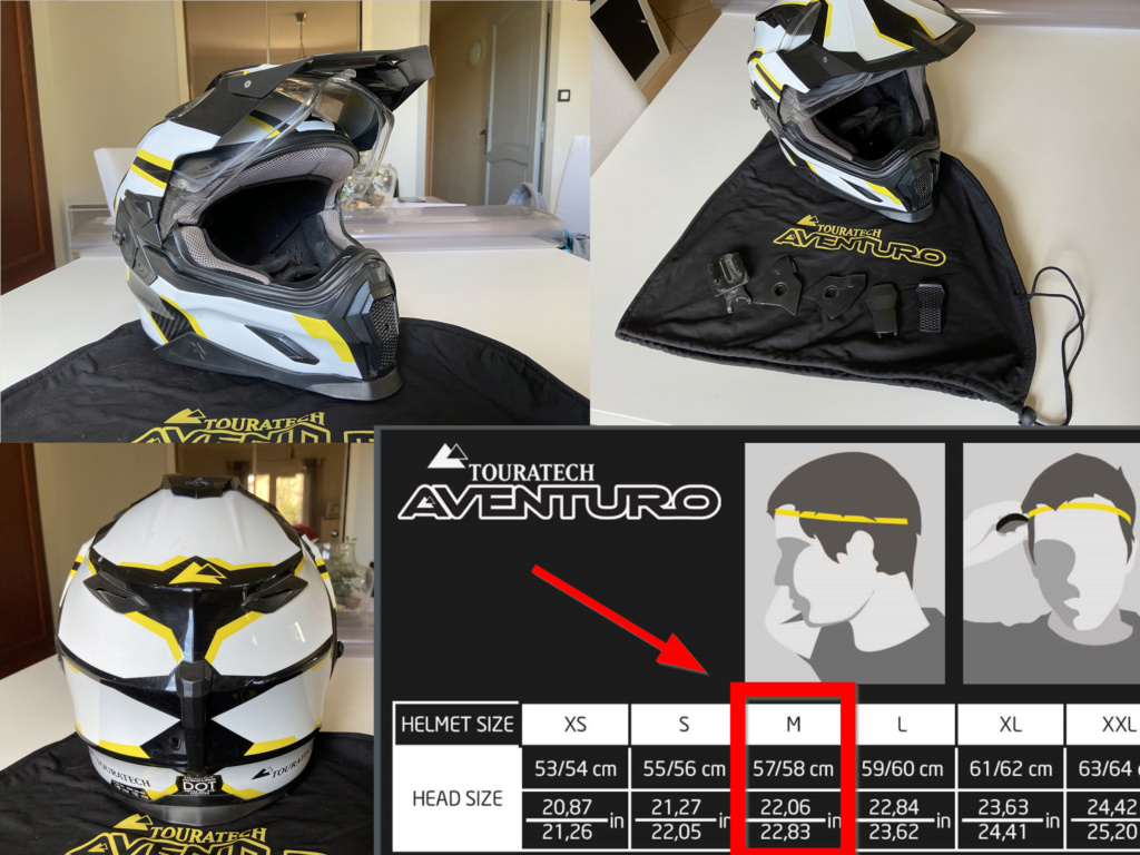  A vendre : Casque Touratech Aventuro Carbon Deco Rallye Taille M Montag14