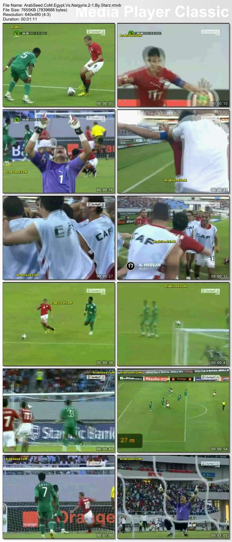 اهداف مباراة ( مصر - نيجيريا ) :: Thumbs61