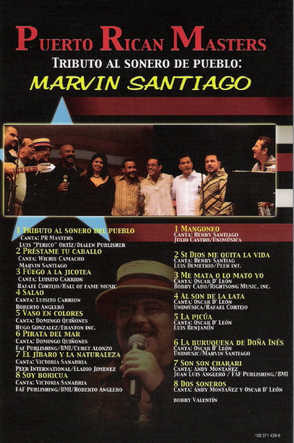Puerto Rican Masters en vivo 2 cds Prm02r10
