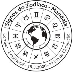 Mandala com os Signos do Zodíaco Carimb28