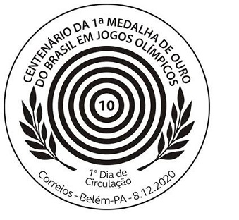 Centenário da 1ª Medalha de Ouro do Brasil em Jogos Olímpicos Carimb39