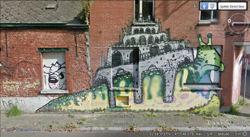 Les étranges graffitis d'un village fantôme. Doel en Belgique Boel810