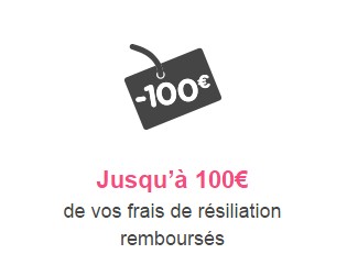 Bouygues Telecom prend en charge jusqu'à 100 € de frais de résiliation 100odr10