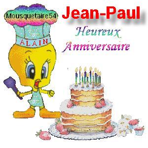 Bon Anniversaire J P Bon Anniversaire J P