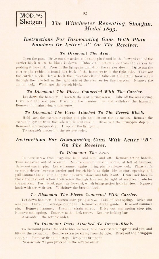 Winchester 1893 Shotgun calibre 12 - Page 2 Xmodel10