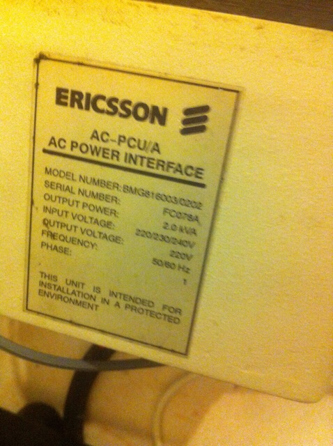 Ericsson AC- PCU/A AC Power Interface (Used) Sold Image21