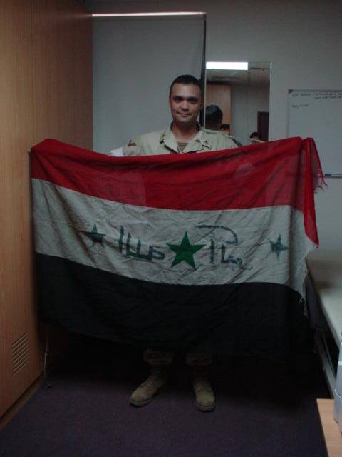 Stolen Iraqi Flag 11091210