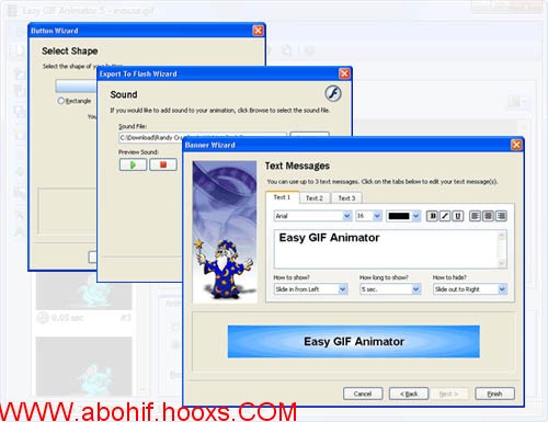 حصريا على منتديات ابوهيف برنامج Blumentals Easy GIF Animator Portable Abohif10
