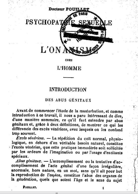 De l'onanisme chez l'homme - Dr Thésée Pouillet - 3ème édition - 1897 Onaha10