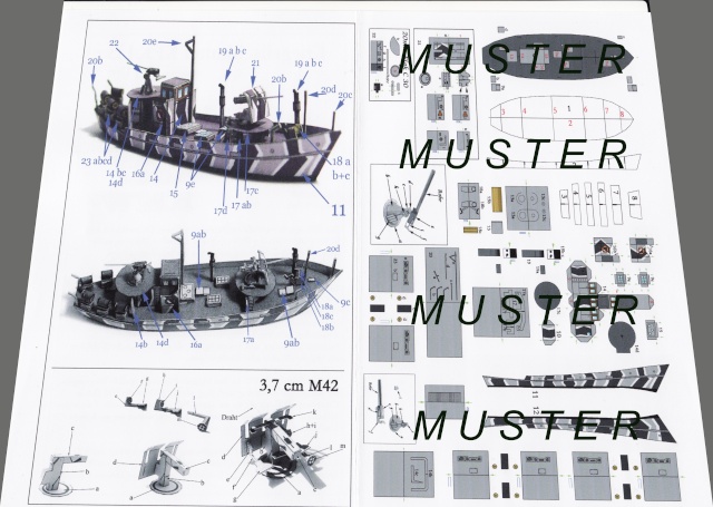 Kriegsfischkutter KFK (UJ 1766), KMW², 1/250 Muster10