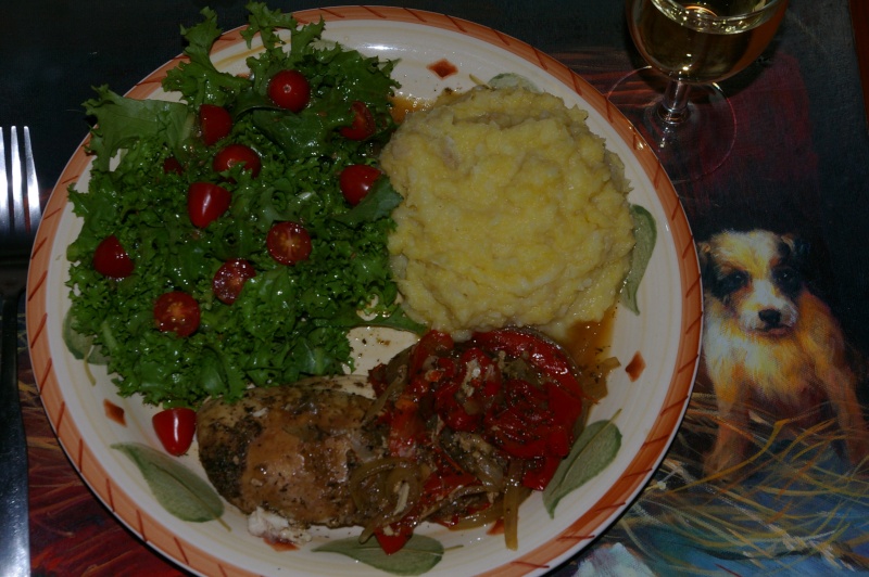 Poulet et légumes du monde ancien Poulet10