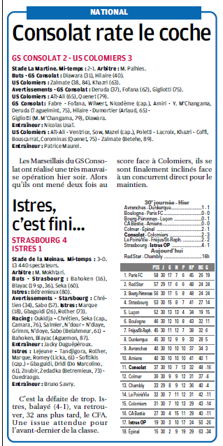 US COLOMIERS  // NATIONAL CLUB VILLE ET STADE  - Page 39 715