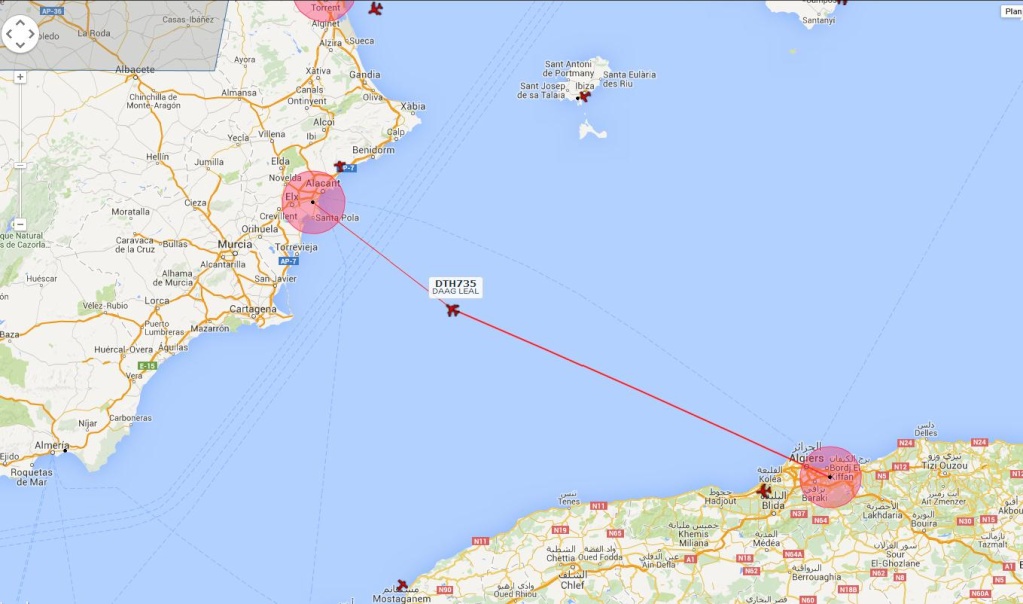 vol DAAG-LEAL sur VATSIM et IVAO P510