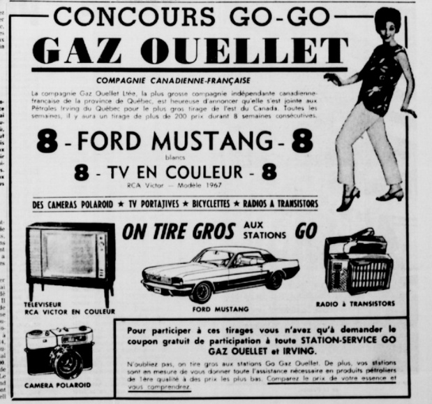  Concours de 1966 Gaz ouellet: Gagnez une Mustang 1966_j10