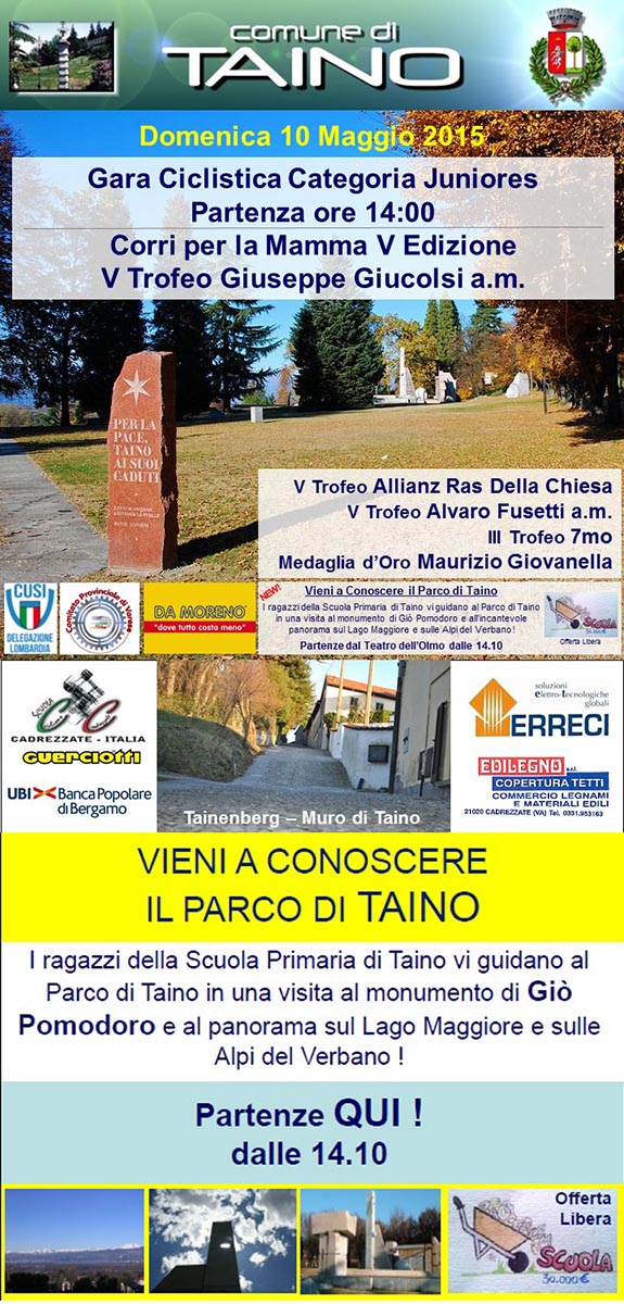 10 maggio 2015 - Gara ciclistica Taino Parco_10