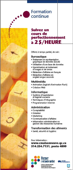 Formations de perfectionnement pour 2$ l'heure !!!! Perf10