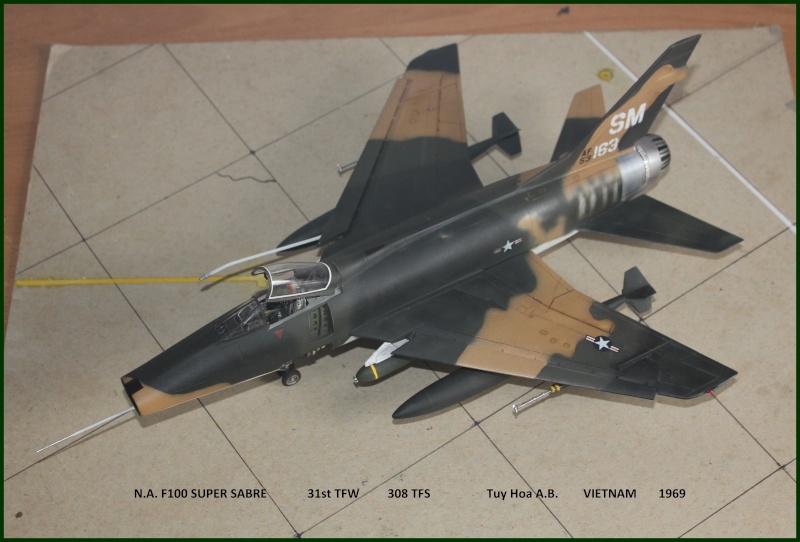 1/48 F 100 SUPER SABRE Monogram FINI - Page 3 F310