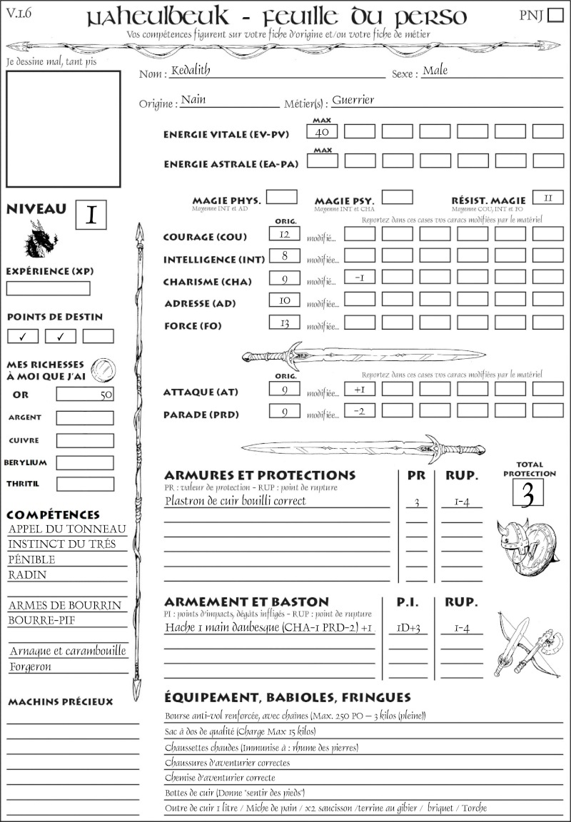 kedalith le Nain Guerrier Fiche-11