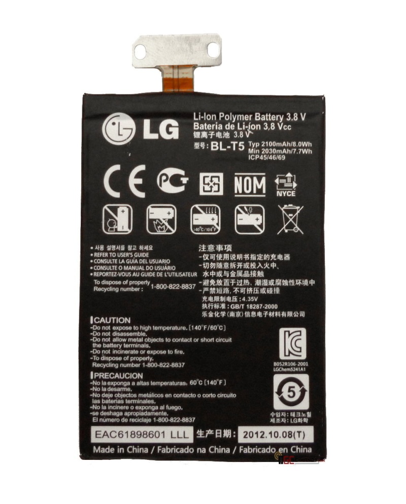 LG Nexus4 E960 E975 E973 E970 F180 Battery BL-T5 Ml-lg113