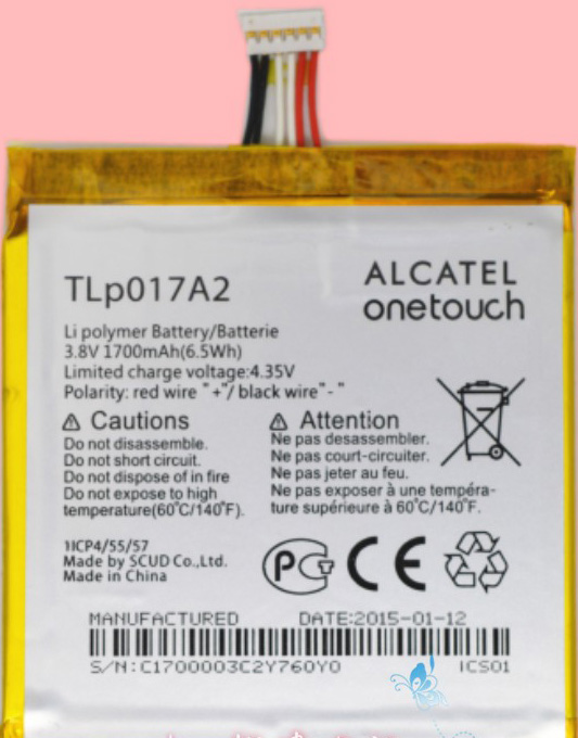 Alcatel One Touch TLp017A2 Tb2bfr10