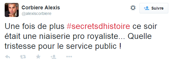 Secrets d'Histoire une "niaiserie pro royaliste" ? 11148310
