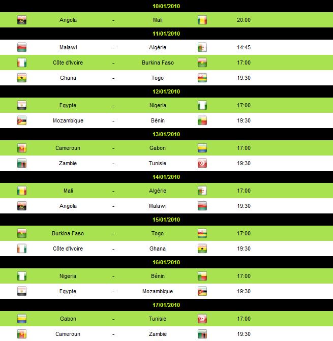 جدول والقنوات المفتوحة التى ستذاع عليها بطولة كأس امم افريقيا 2010 Q8lots10