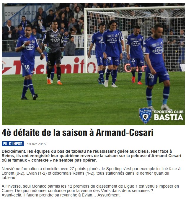 Après match : Bastia - Reims S62