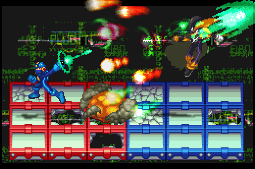 [Pixel Art] Rockman.EXE VS Forte.EXE Netbat10