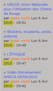 Utilisation du forum - Afficher l'année des posts 2015-012