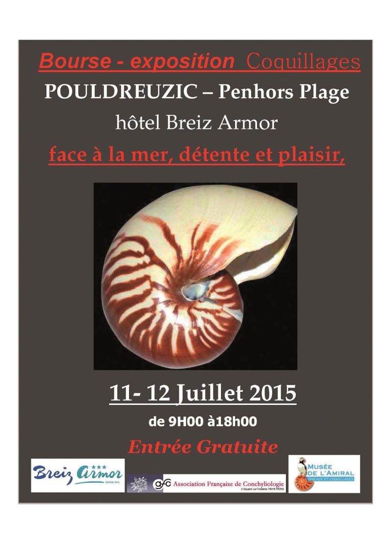 2015 Bourse de Pouldreuzic - 11 & 12 / 07 - Finistère - Baie d'Audiern5 Affich10