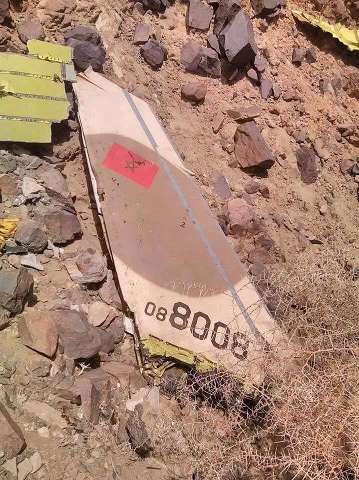 فيديو : إسقاط طائرة مغربية إف 16 في محافظة صعدة 55511