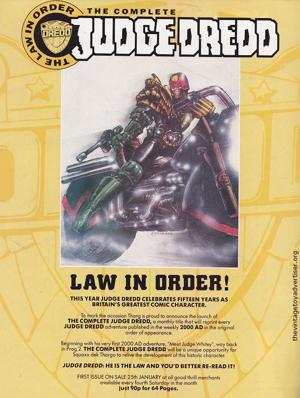 Does anyone else collect judge dredd comic or figures? Uk_20010