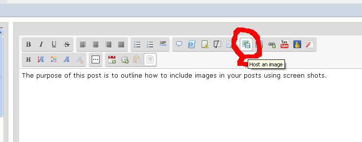 Tutorial for posting images Onscre10