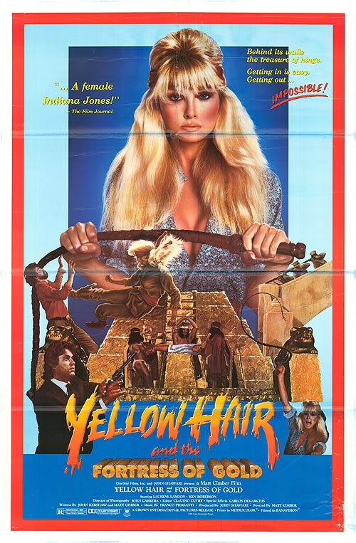 A LA POURSUITE DU SOLEIL D'OR (YELLOW HAIR AND THE FORTRESS OF GOLD), Matt Cimber, 1984. Mpw-4210
