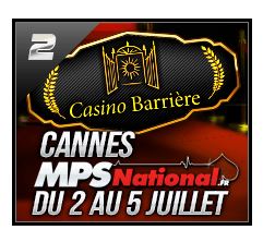 Qualifiez-vous pour le deepstack MPS National de Cannes à partir de 0,50 € jusqu'au 15 juin Captur45