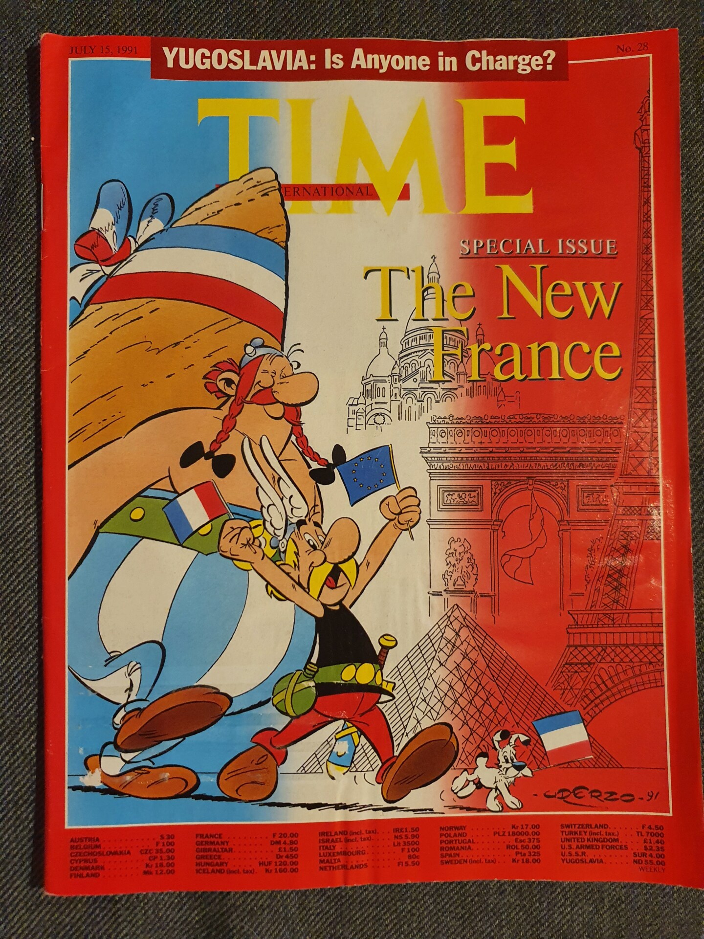 Asterix en couverture du Time ! 20230110