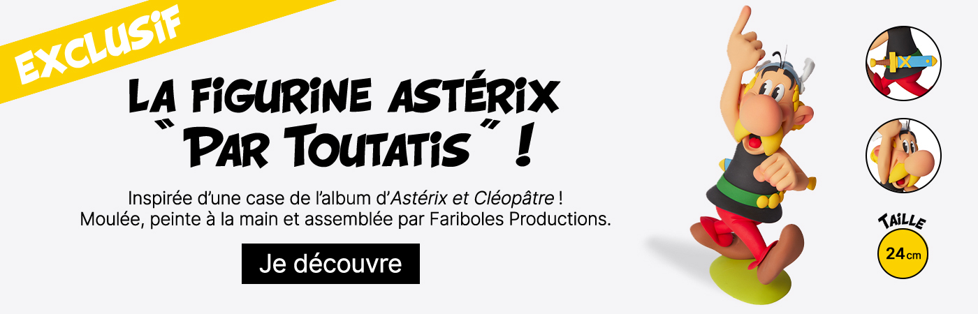 Figurine Asterix "Par Toutatis" Fariboles exclusivité boutique Astérix  50185-10