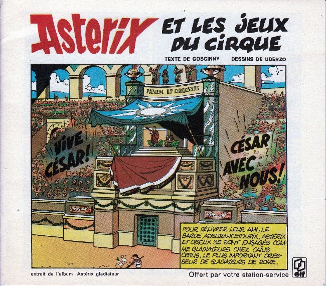 "Asterix au cirque" L'album inachevé de René Goscinny Couv_111